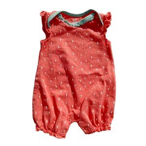 Carter’s Baby Girl Strawberry Romper 3 Months Cute